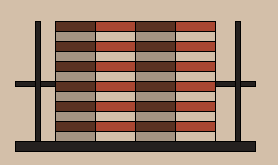 Replica de una pintura ciclica